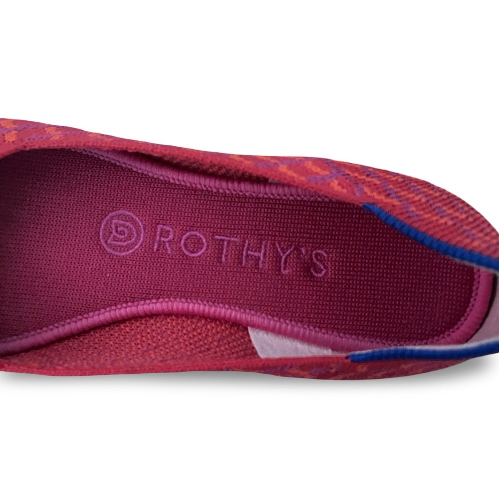 Rothy's Vibrant Pink and Blue Flats - Picture 2 of 5